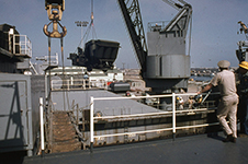 1972 Heading home & chart of deployment track
